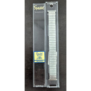 Speidel Silver Twist O Flex Stainless Steel Mens Watch Band